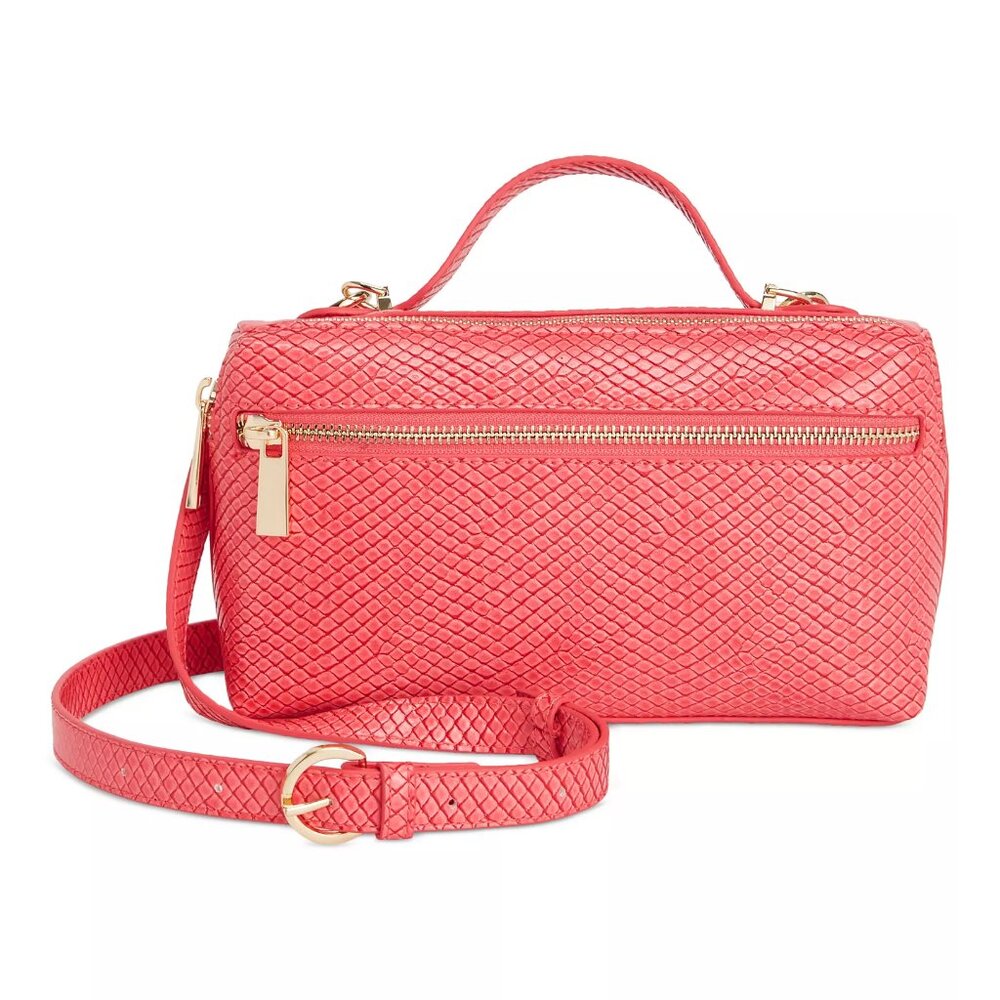 On 34th Allikay Embossed Crossbody Bag - Pink